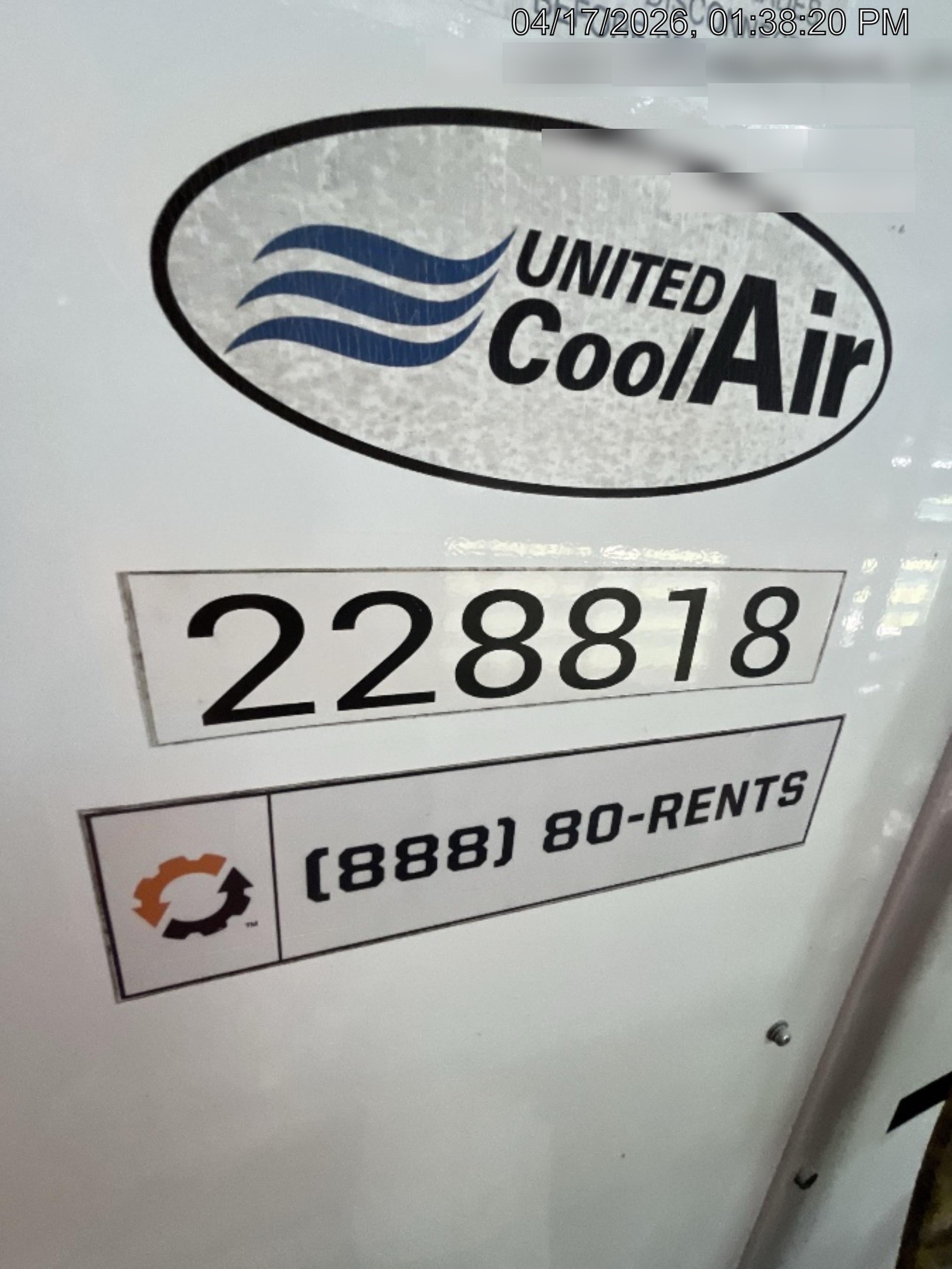 2022 UNITED COOL AIR Mach145G4AS30