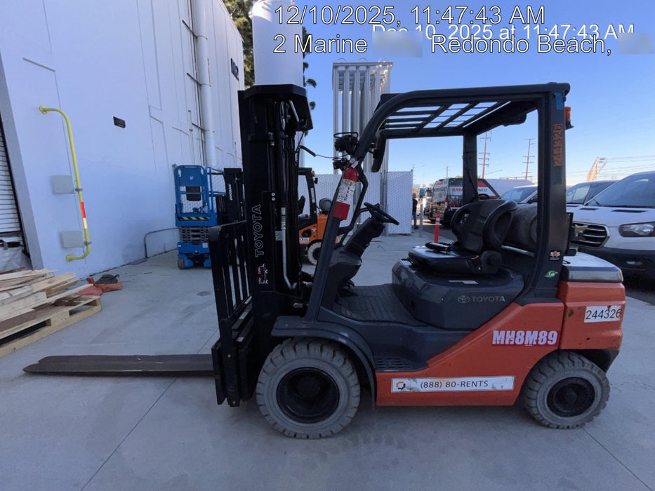 2022 TOYOTA 8FGU25 LP w/ Scale