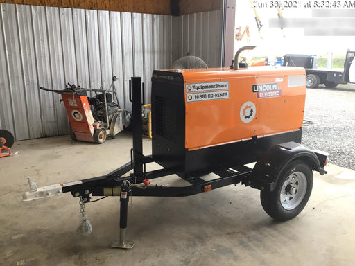 2021 Lincoln Electric Vantage 322 Vantage 322 Ready Pak 3 w/ Decals, ORANGE (includes trailer, cable rack, fender light kit) NO Telematics