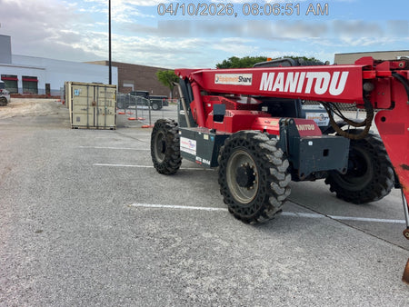 2018 Manitou MTA8044 MTA 8044 - 74 HP T4, Canopy, Worklights/Strobe, Beacon, 66" Carriage, 48" Forks, Solid Tires, Lift Hook, Aux Hydraulics
