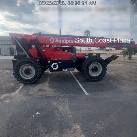 2019 Manitou MTA10055 Cab/Heat/Air, 120 HP, Solid Tires, Work Lights, Lift Hook, Auxiliary Hydraulics 66" Carriage and 60" Forks