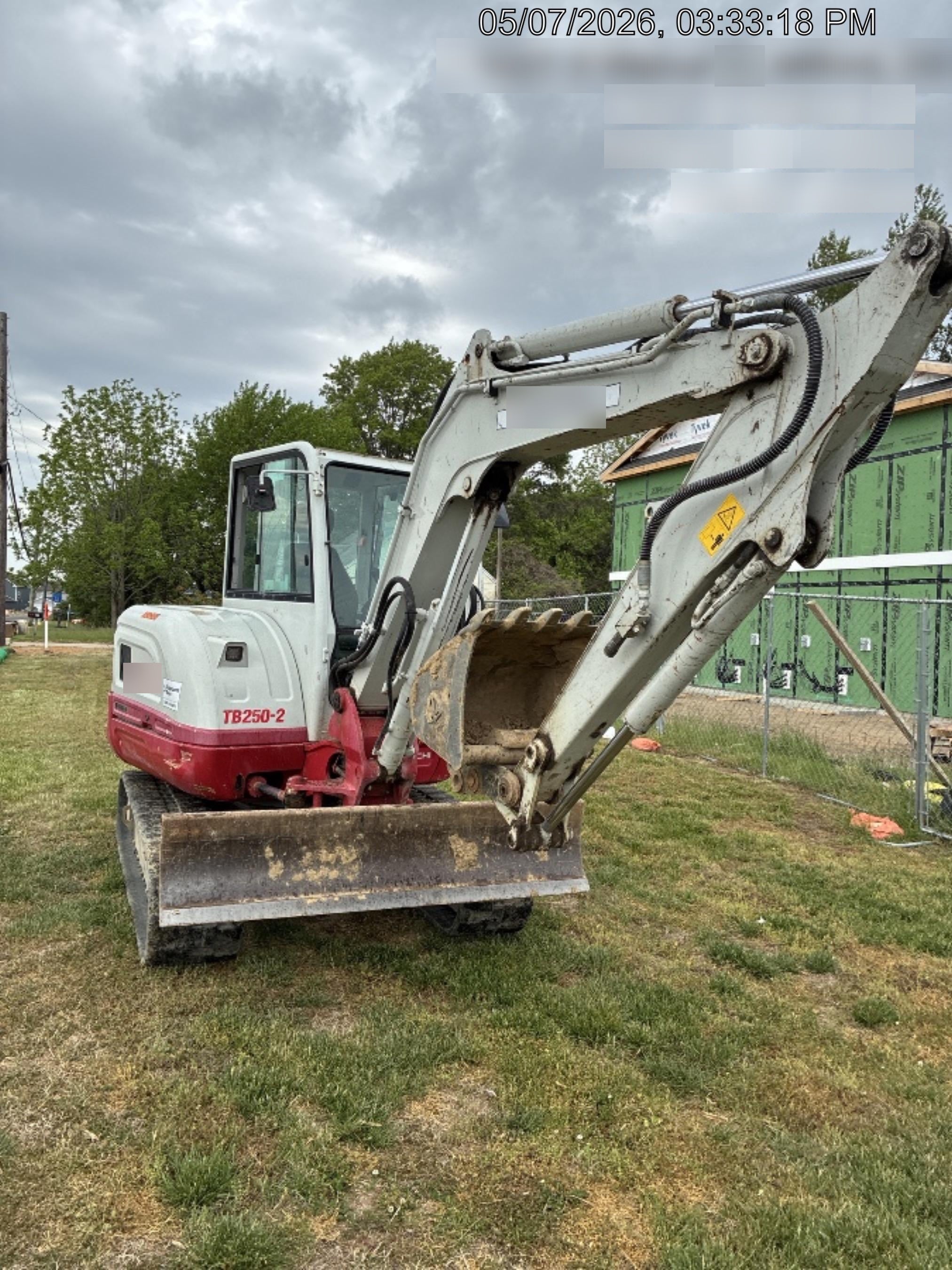 2020 TAKEUCHI TB250-2C