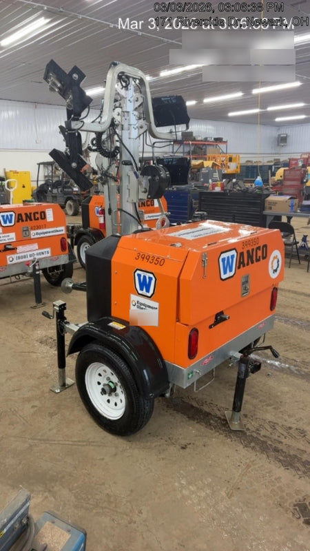2024 Wanco WLTT-4MM4K Diesel, Deep Sea Controller, Shore Power Plug, Auto Start, (4) 350W LED Floodlights, 4kW Generator, 60 Gal Fuel Tank, 2" Ball, T3
