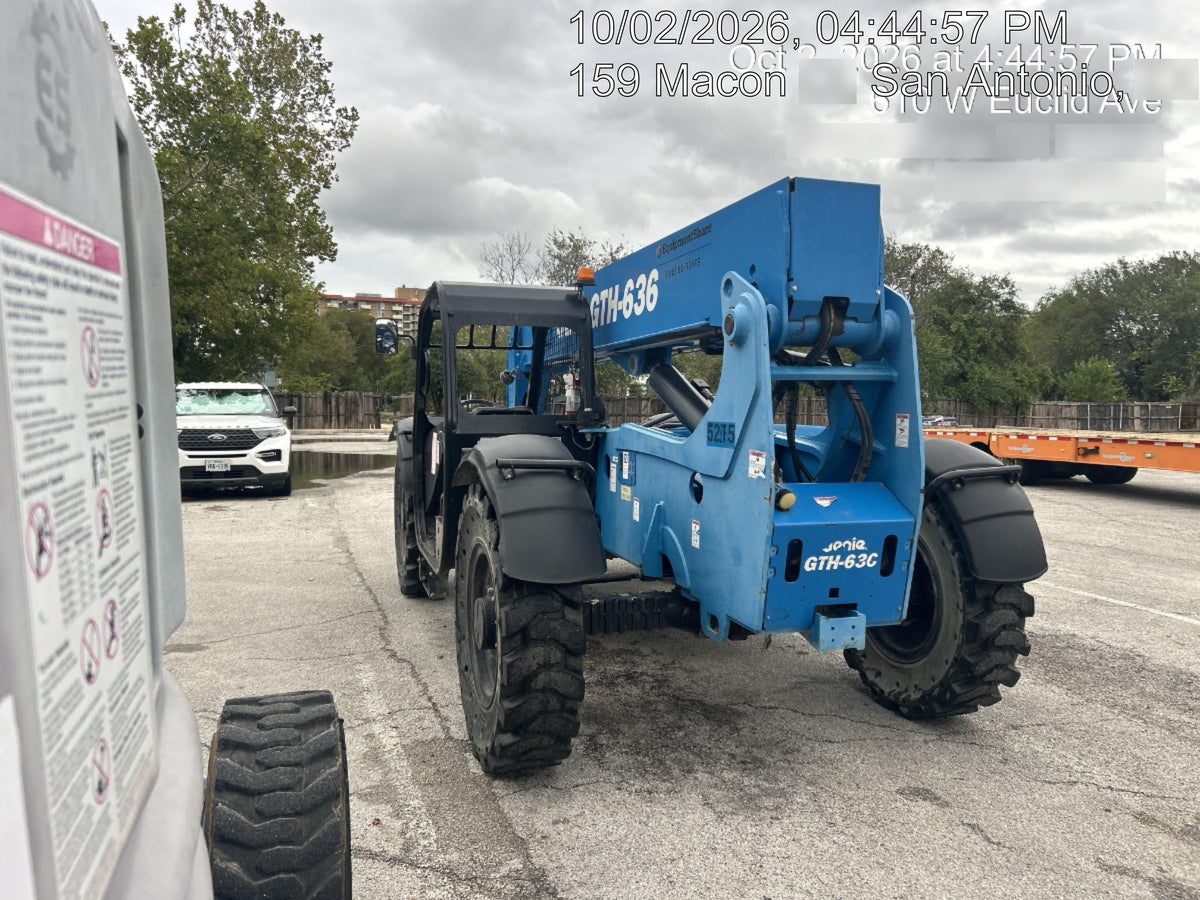 2017 Genie GTH-636 Genie GTH636, Solid RT Tires, T4F, worklights (LED, rear), Open ROPS