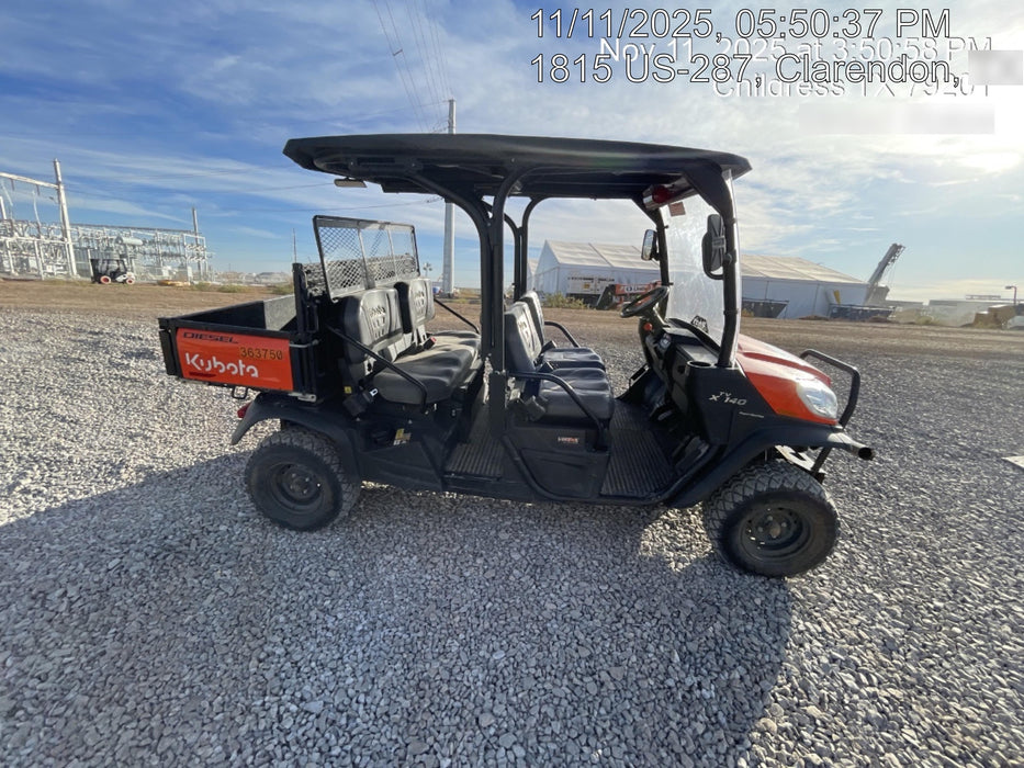 2020 Kubota RTV-X1140 CANOPY,STROBE,BACK UP ALARM,WINDSHIELD, FIRE EXT