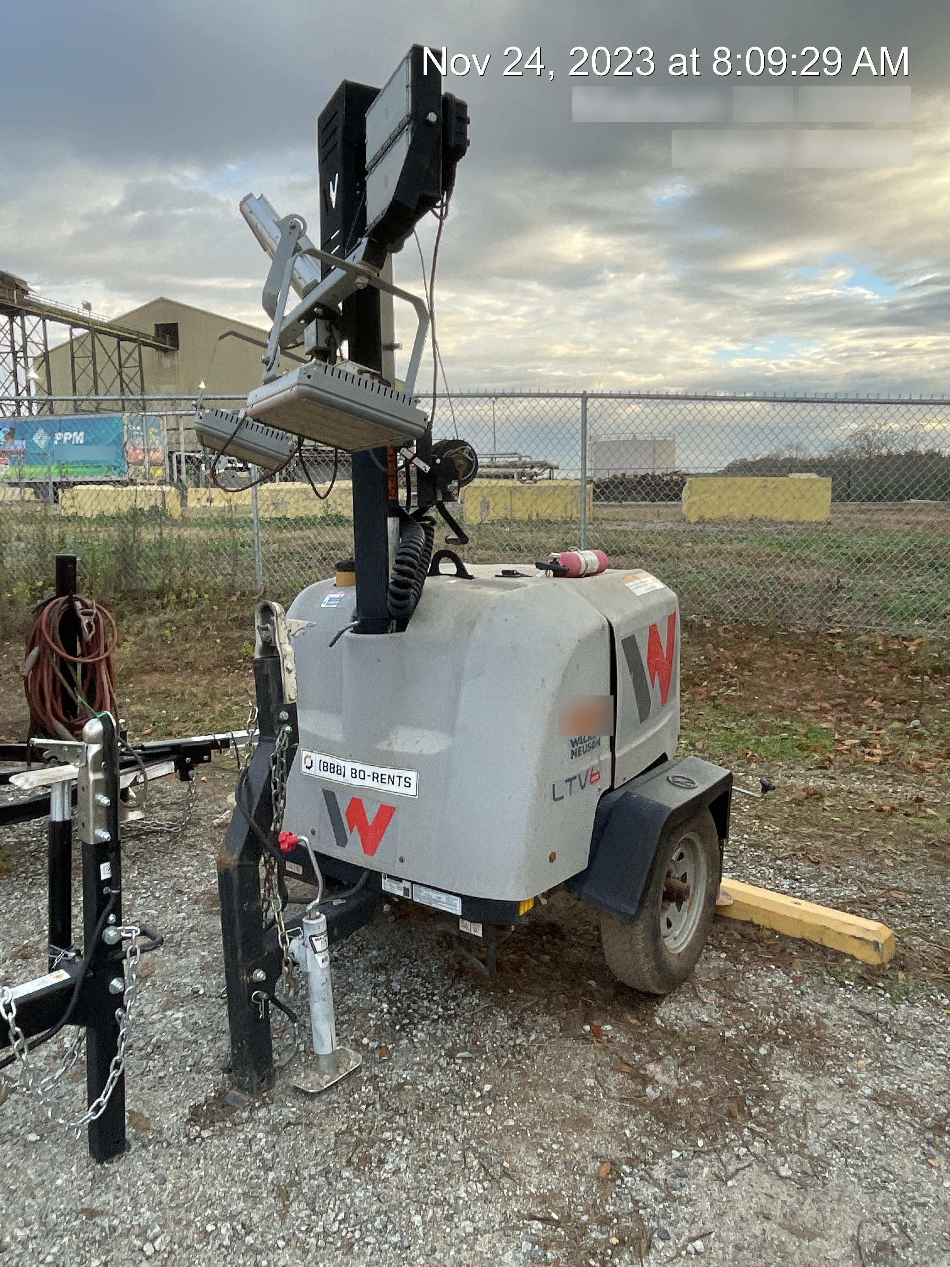 2019 Wacker Neuson LTV6K-LED Standard LED Towable Light Tower w/None