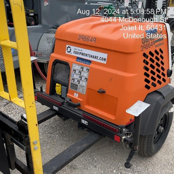 2024 Generac MLT2 Diesel, Flex Switch 120V Input, Powerzone Controller, 
(4) 320W LED Lights, 4kW Generator, 39.9 Gal Fuel Tank, 2" Ball, T3