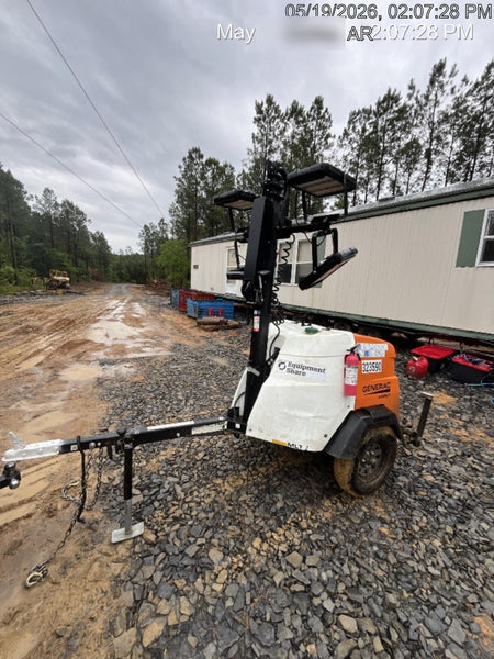 2023 Generac MLT2 Diesel, Flex Switch 120V Input, Powerzone Controller, (4) 320W LED Lights, 4kW Generator, 39.9 Gal Fuel Tank, 2" Ball, T3