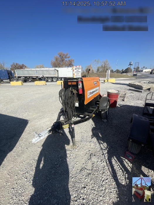 2021 Lincoln Electric Vantage 322 Vantage 322 Ready Pak 3 w/ Decals, ORANGE (includes trailer, cable rack, fender light kit) NO Telematics