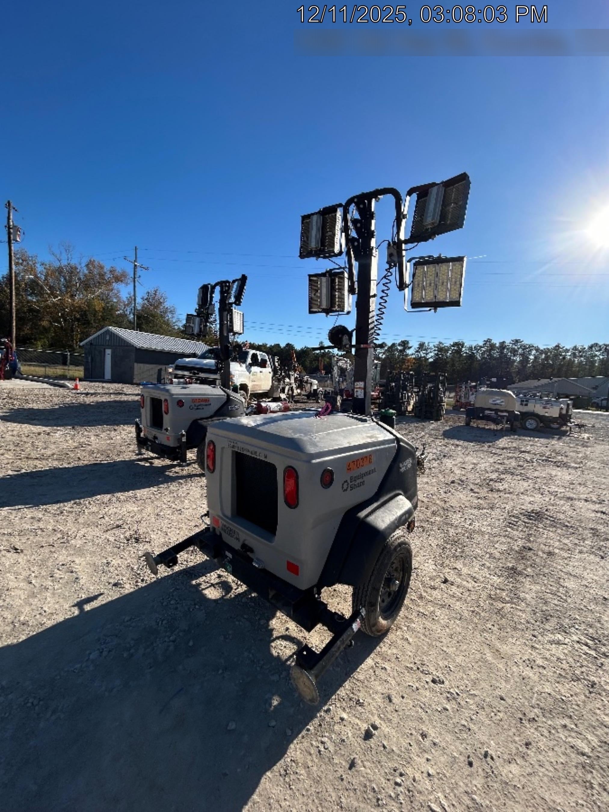 2024 Wacker Neuson LTT4 Diesel, Kohler KDW702, Deep Sea Controller, Auto Start, LED 320W, Bypass Outlet, T3