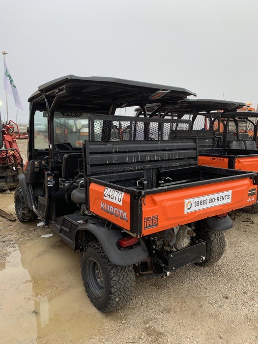 2021 Kubota RTV-X1140W-H Plastic Canopy, Windshield Acrylic Clear, LED Strobe Light, Wire Harness Kit, Back up Alarm