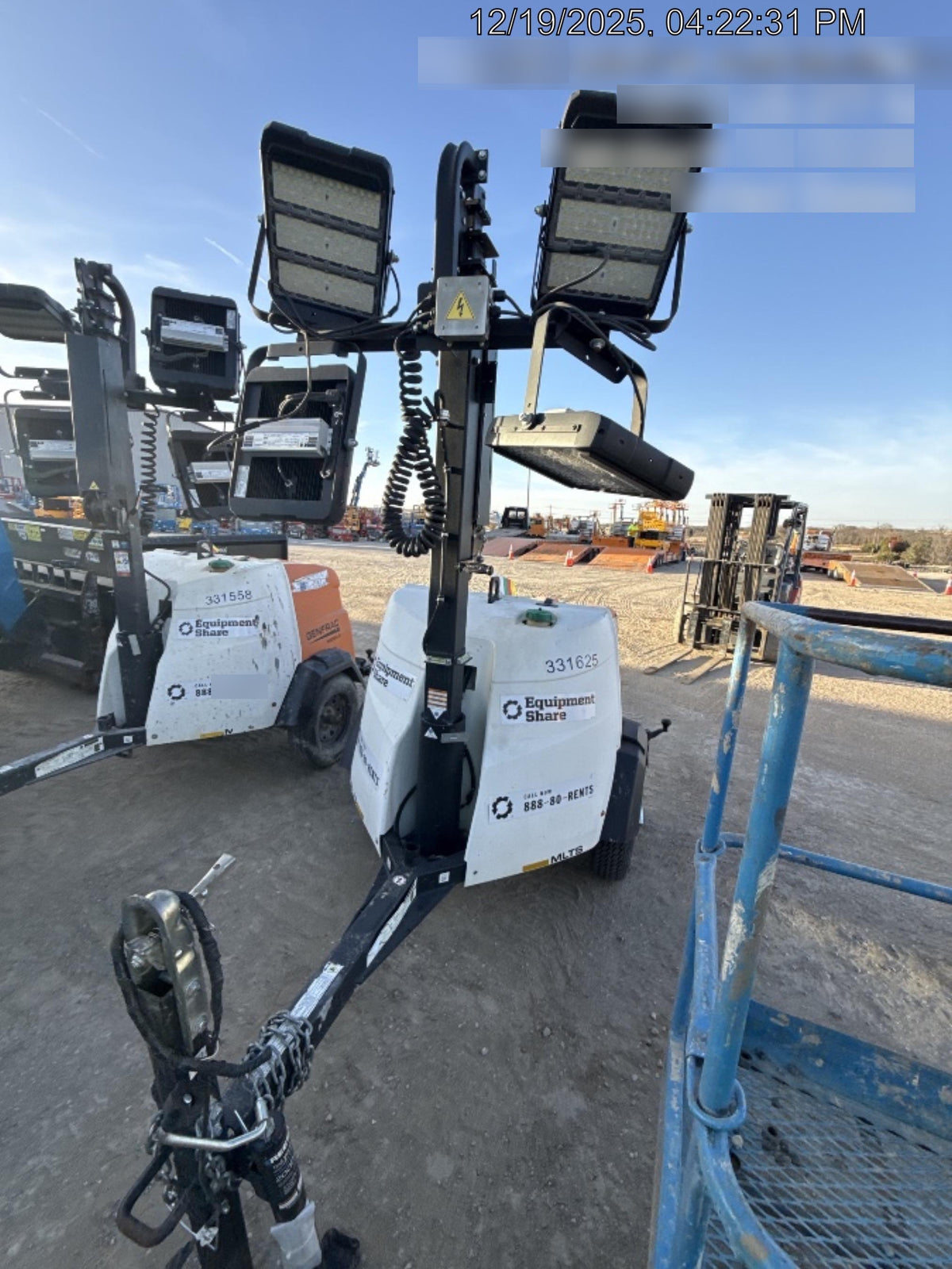 2023 Generac MLT2 Diesel, Flex Switch 120V Input, Powerzone Controller, (4) 320W LED Lights, 4kW Generator, 39.9 Gal Fuel Tank, 2" Ball, T3