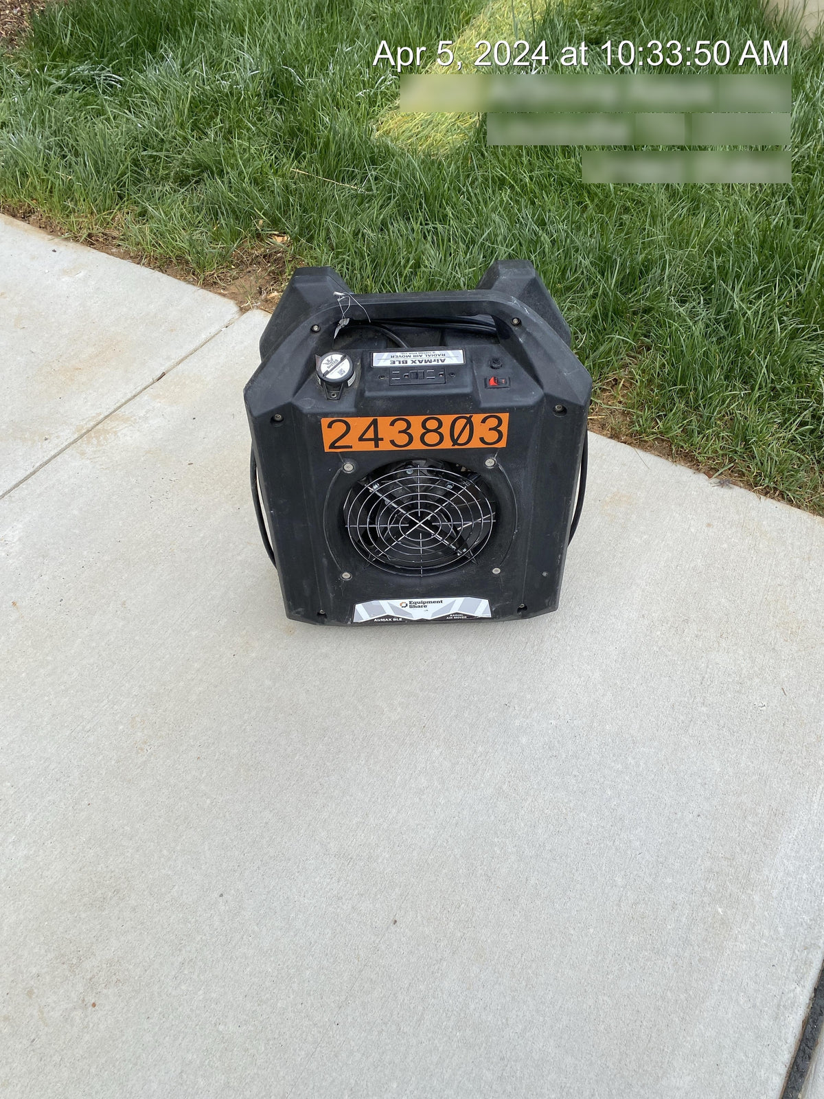2022 PHOENIX AirMAX Radial Air Mover