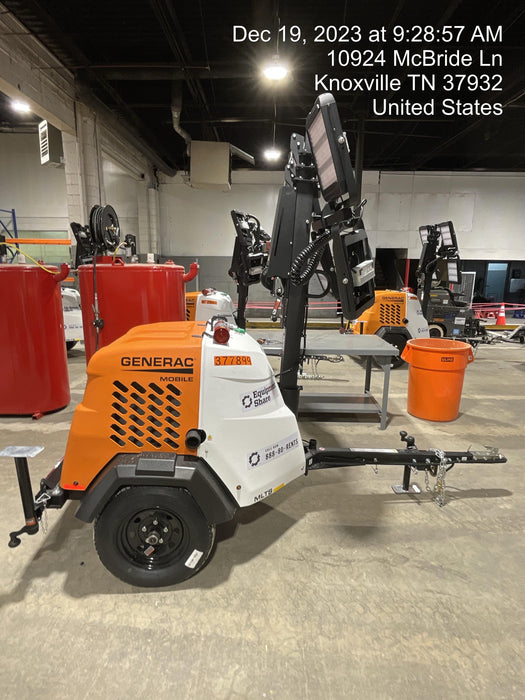 2023 Generac MLT2 Diesel, Flex Switch 120V Input, Powerzone Controller, 
(4) 320W LED Lights, 4kW Generator, 39.9 Gal Fuel Tank, 2" Ball, T3