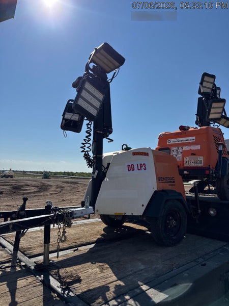 2023 Generac MLT2 Diesel, Flex Switch 120V Input, Powerzone Controller, (4) 320W LED Lights, 4kW Generator, 39.9 Gal Fuel Tank, 2" Ball, T3