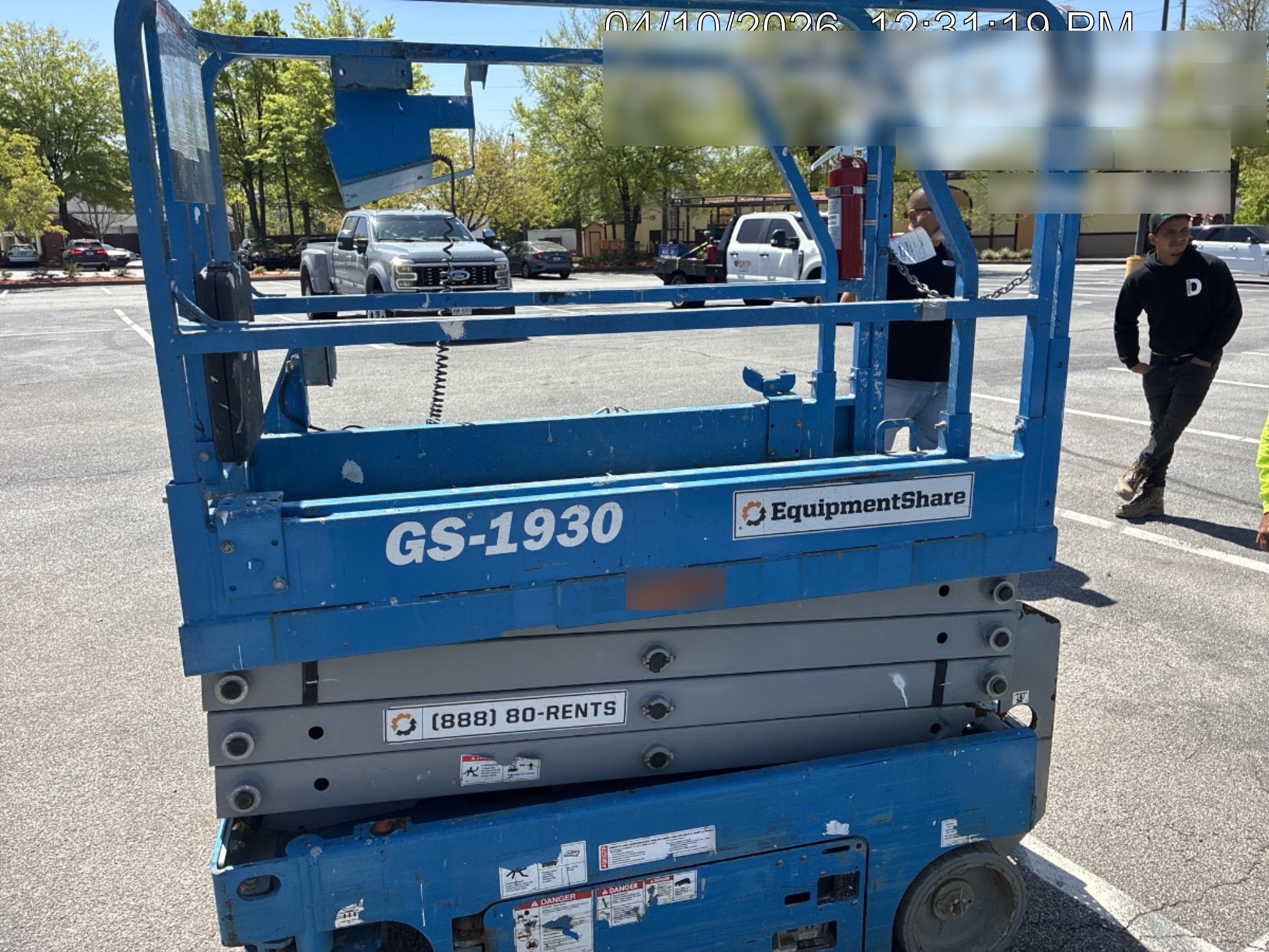 2020 Genie GS-1930 Fixed rails with chain entry gate - Pre A92.20