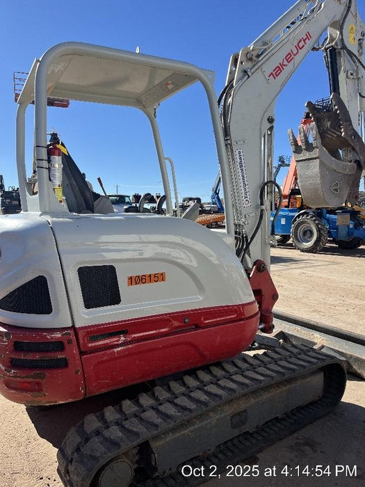 2020 Takeuchi TB235-2R Canopy, Rubber Tracks, Manual TAG QC