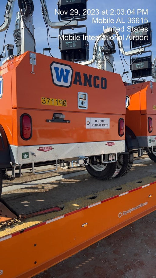 2023 Wanco WLTT-4MM4K Diesel, Deep Sea Controller, Shore Power Plug, Auto Start, (4) 350W LED Floodlights, 4kW Generator, 60 Gal Fuel Tank, 2" Ball, T3