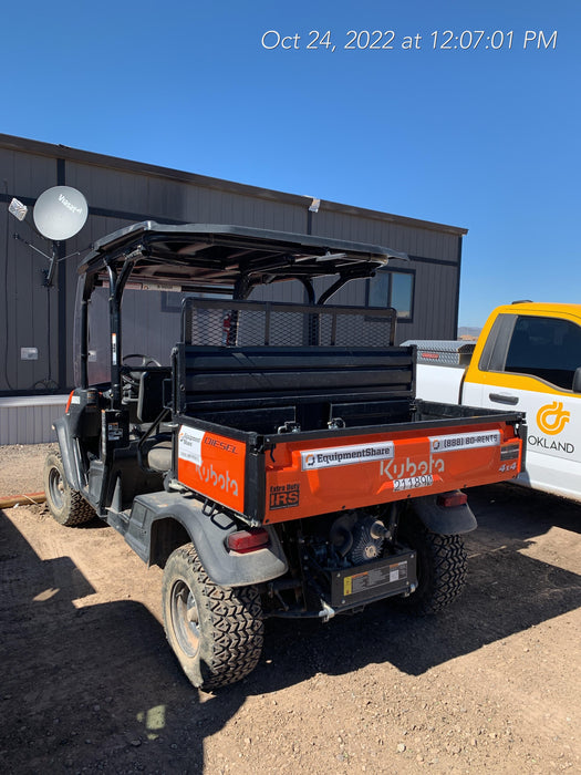 2022 Kubota RTV-X1140W-H Plastic Canopy, Windshield Acrylic Clear, LED Strobe Light, Wire Harness Kit, Back up Alarm