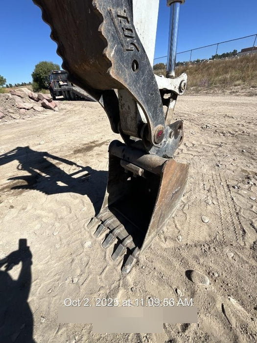 2019 Takeuchi TB290 Cab, AC, Rubber Tracks, Dozer Blade, Travel Alarm, Control Pattern Change Valve, Auxiliary Hydraulics w/18" Quick Coupler Bucket with teeth, 6.2 cu. ft. capacity/24" Quick Coupler Bucket with teeth, 8.6 cu. ft. capacity/36" Quick Coupler Bucket with teeth, 13.4 cu. ft. capacity, Quick Coupler, Hydraulic Thumb Installed