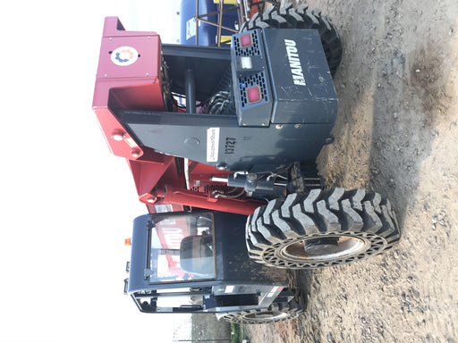 2018 Manitou MTA8044 MTA 8044 - 74 HP T4, Canopy, Worklights/Strobe, Beacon, 66" Carriage, 48" Forks, Solid Tires, Lift Hook, Aux Hydraulics