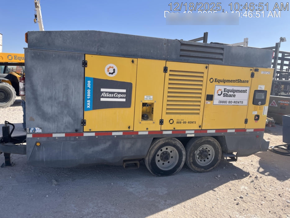 2021 ATLAS COPCO XAS 1800