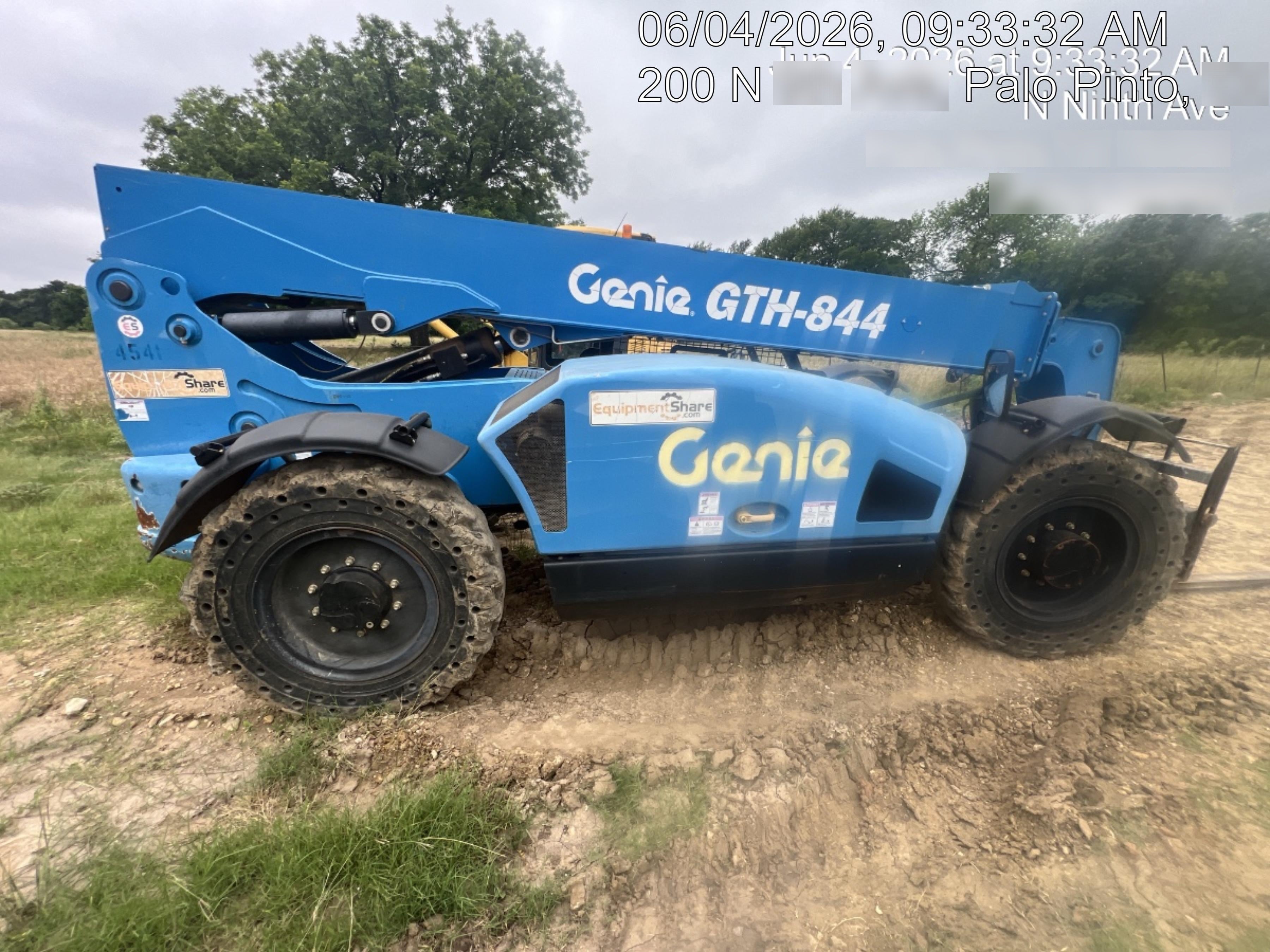 2017 Genie GTH-844 Solid Tires, Open Cab
