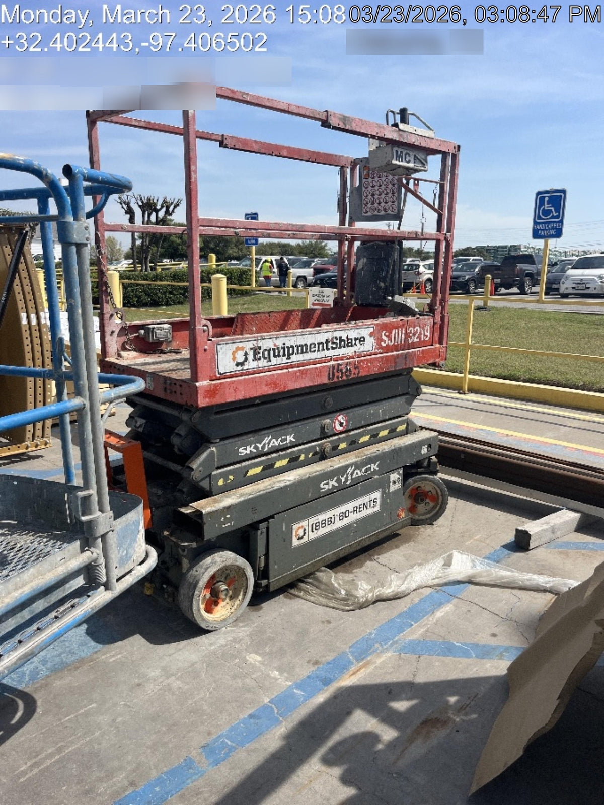 2015 Skyjack SJIII-3219 19' Scissor Lift