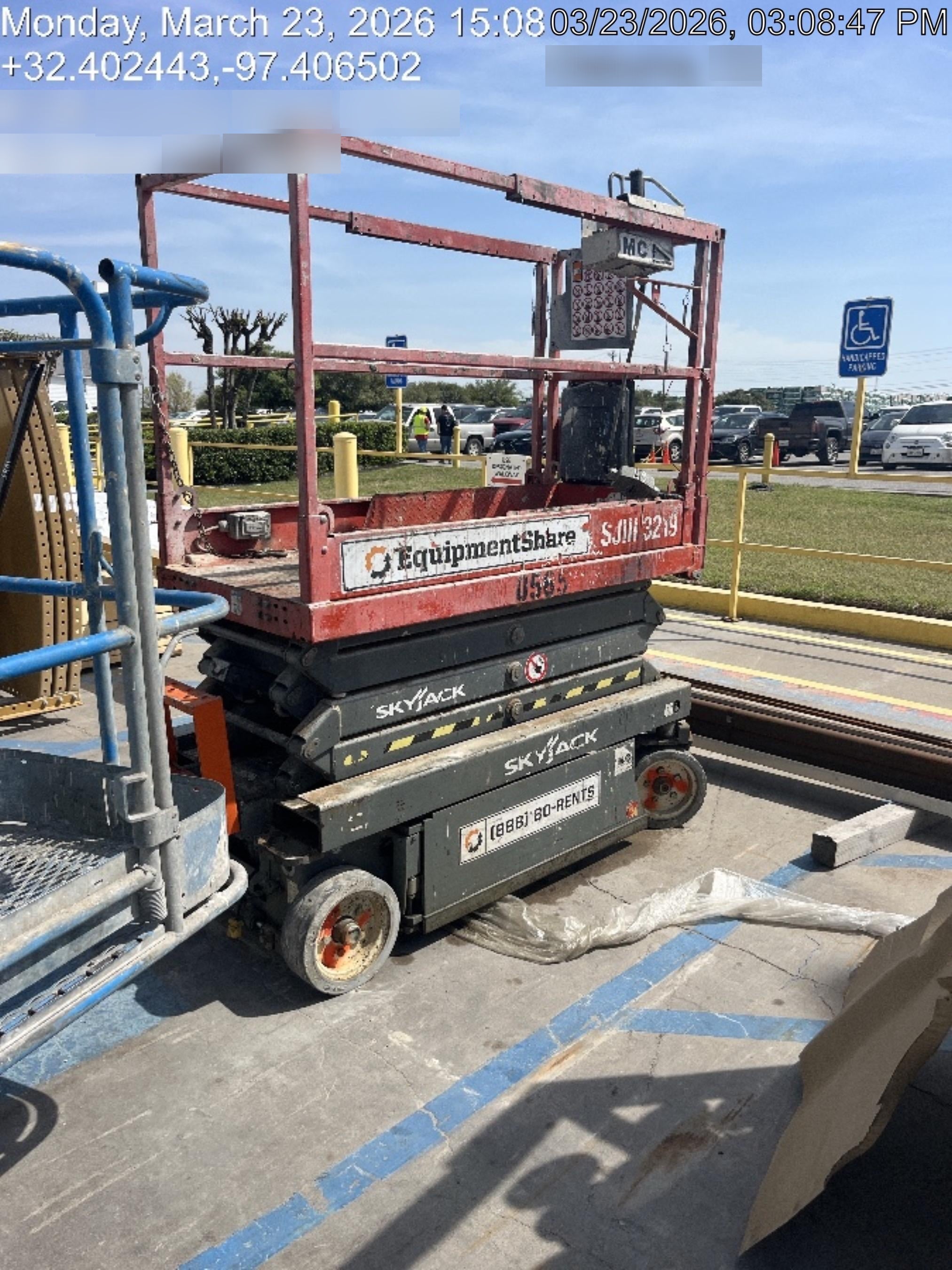 2015 Skyjack SJIII-3219 19' Scissor Lift