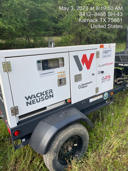 2022 WACKER NEUSON G25