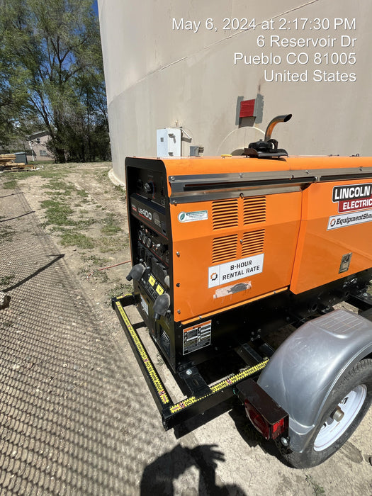 2022 Lincoln Electric LE400 Kubota V1505, Trlr, Cable Rack, Light Kit, ES Decals, T3