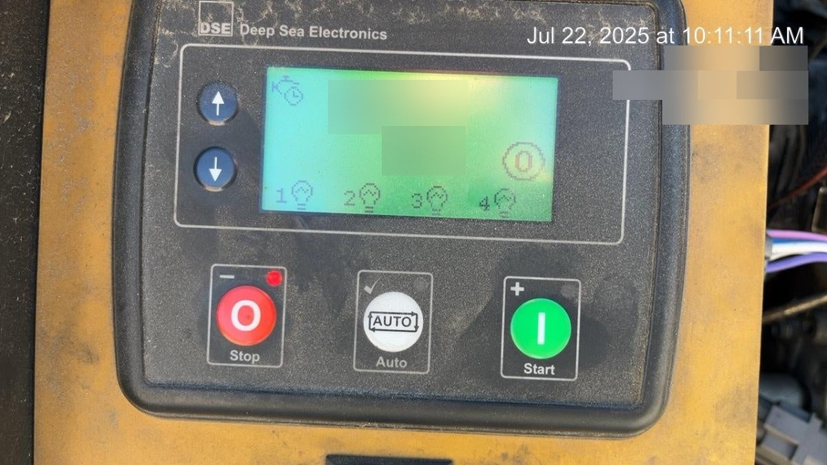 Allmand NLV3GR (4) LED Light Fixture 350W, 23' Vertical Mast, 3kW Prime, Towable, Deep Sea L401, Leveling Jacks, Yanmar T4F 5.8hp