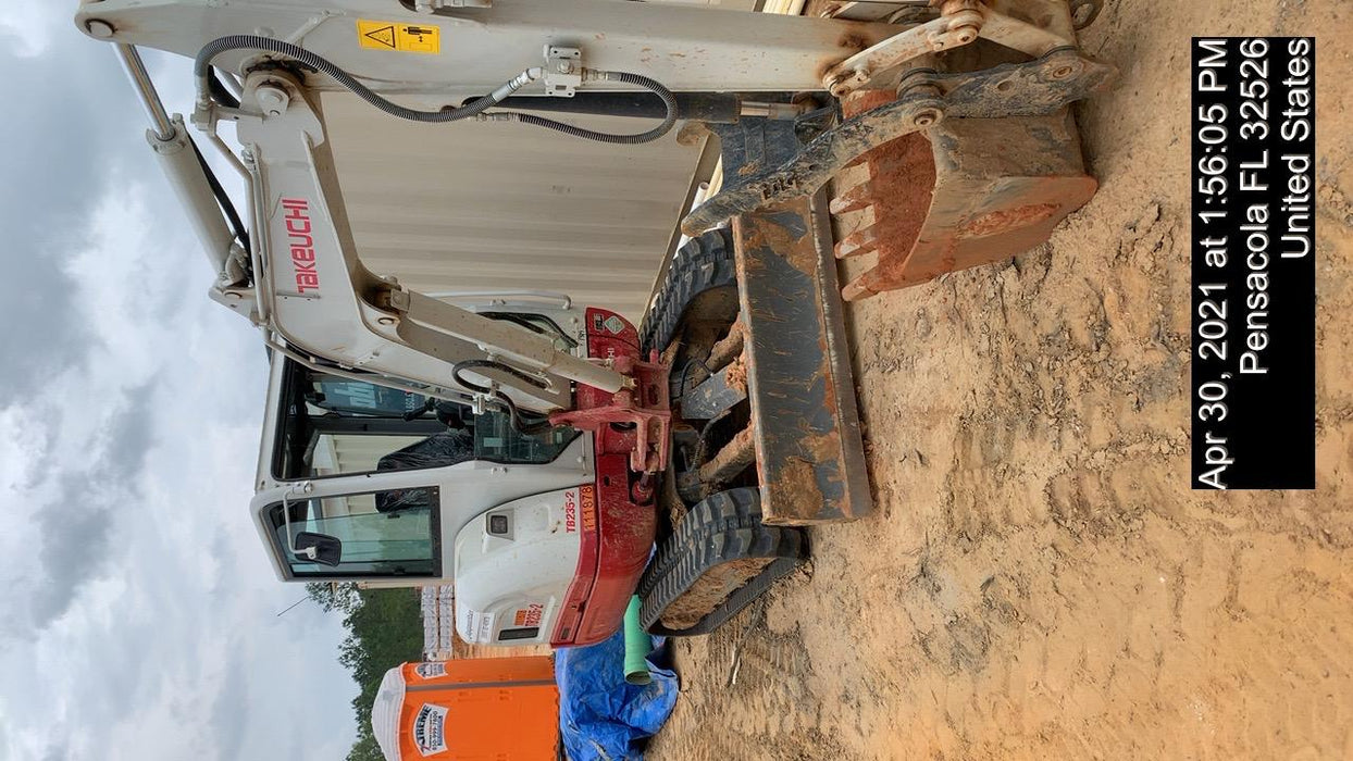 2020 Takeuchi TB-235-2CR Cab/Heat/Air, Rubber Tracks, Manual TAG QC