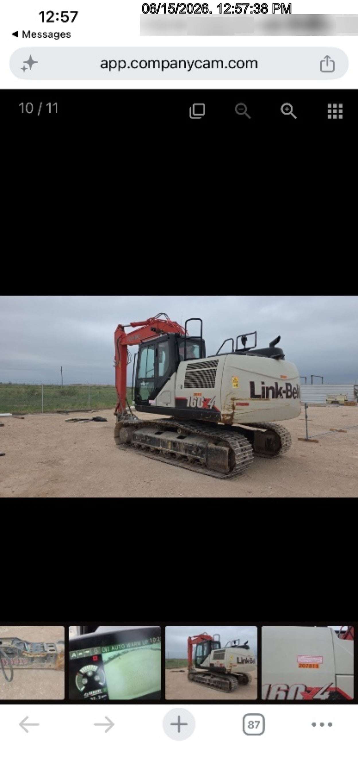 2022 LINK-BELT 160X4EX