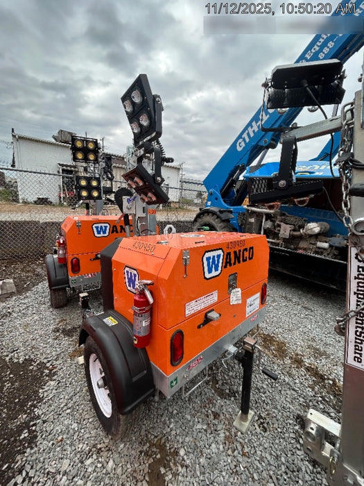 2024 Wanco WLTT-4MM4K Diesel, Deep Sea Controller, Shore Power Plug, Auto Start, (4) 350W LED Floodlights, 4kW Generator, 60 Gal Fuel Tank, 2" Ball, T3