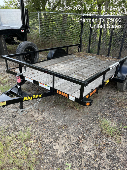 2024 BIG TEX TRAILER 35SA-10 BK4RG