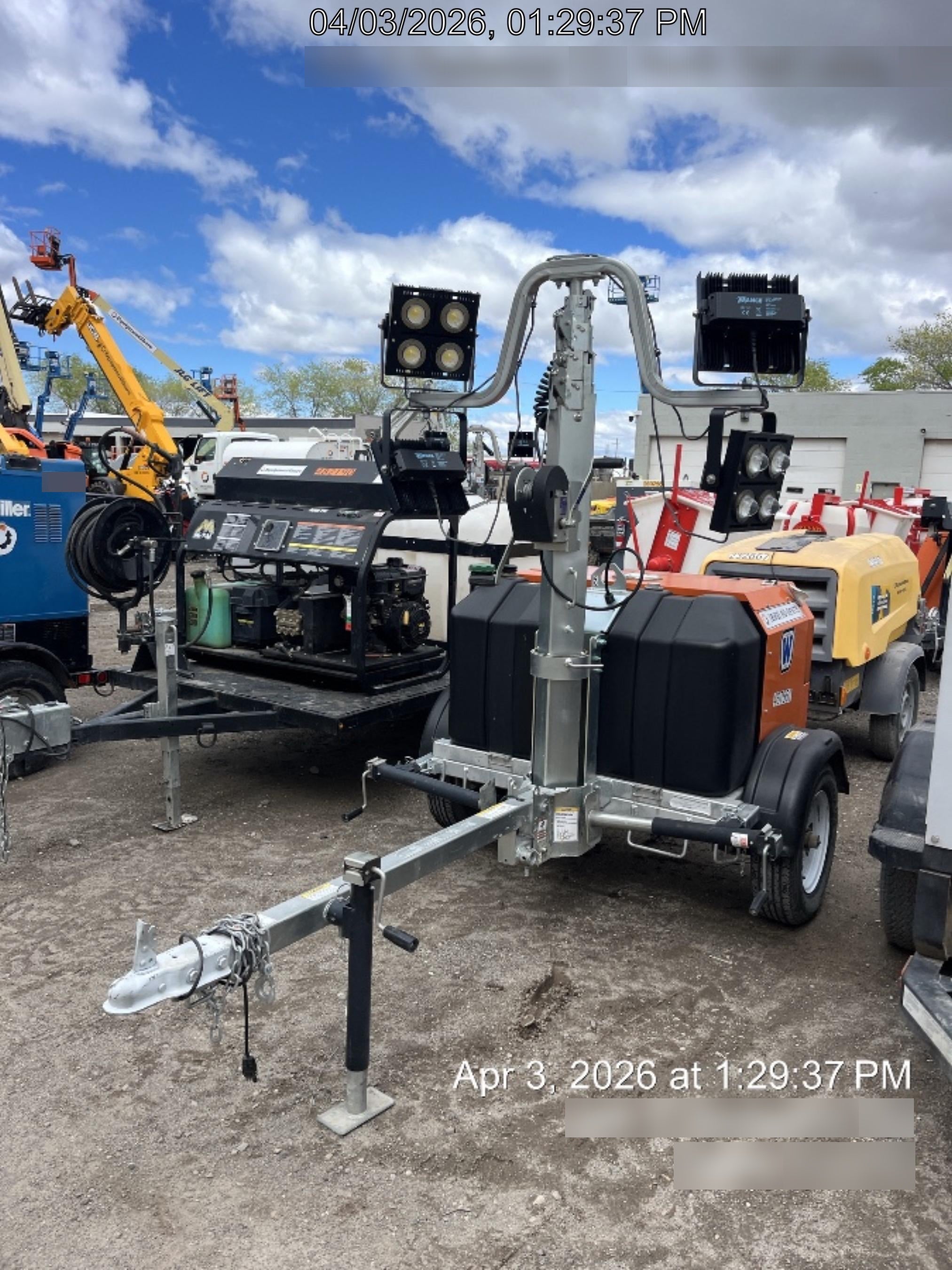2024 Wanco WLTT-4MM4K Diesel, Deep Sea Controller, Shore Power Plug, Auto Start, (4) 350W LED Floodlights, 4kW Generator, 60 Gal Fuel Tank, 2" Ball, T3