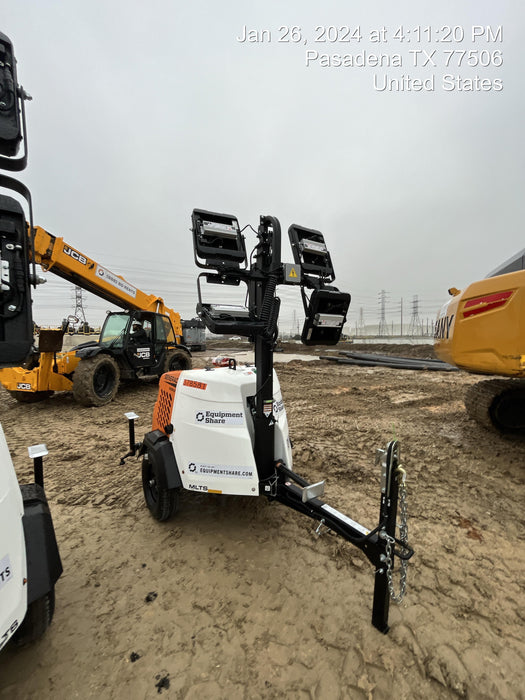 2023 Generac MLT2 Diesel, Flex Switch 120V Input, Powerzone Controller, 
(4) 320W LED Lights, 4kW Generator, 39.9 Gal Fuel Tank, 2" Ball, T3