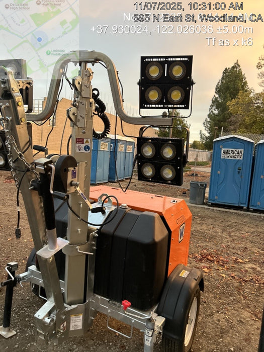 2024 Wanco WLTT-4MM4K Diesel, Deep Sea Controller, Shore Power Plug, Auto Start, (4) 350W LED Floodlights, 4kW Generator, 60 Gal Fuel Tank, 2" Ball, T3