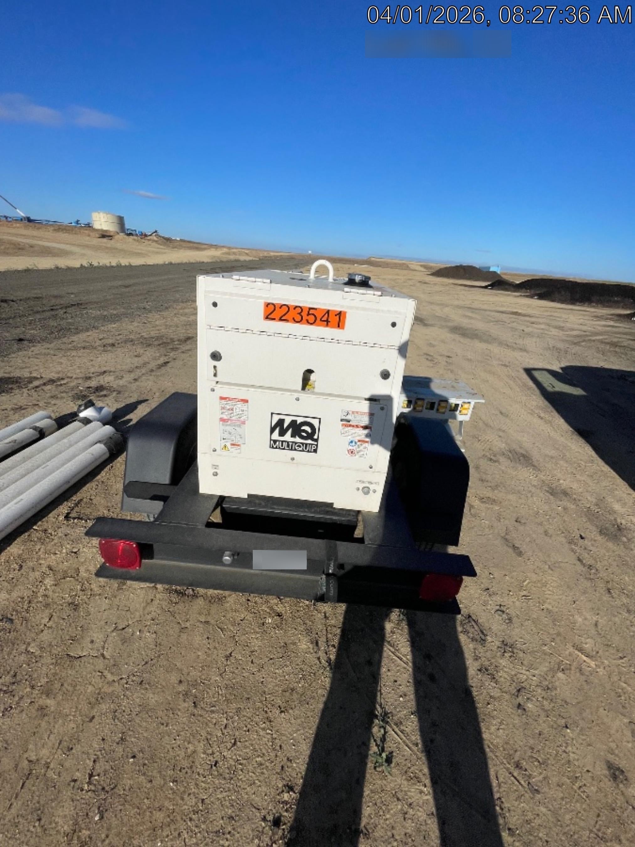 2022 Multiquip DA7000SSA3 Kubota Diesel, Trailer Mounted Package