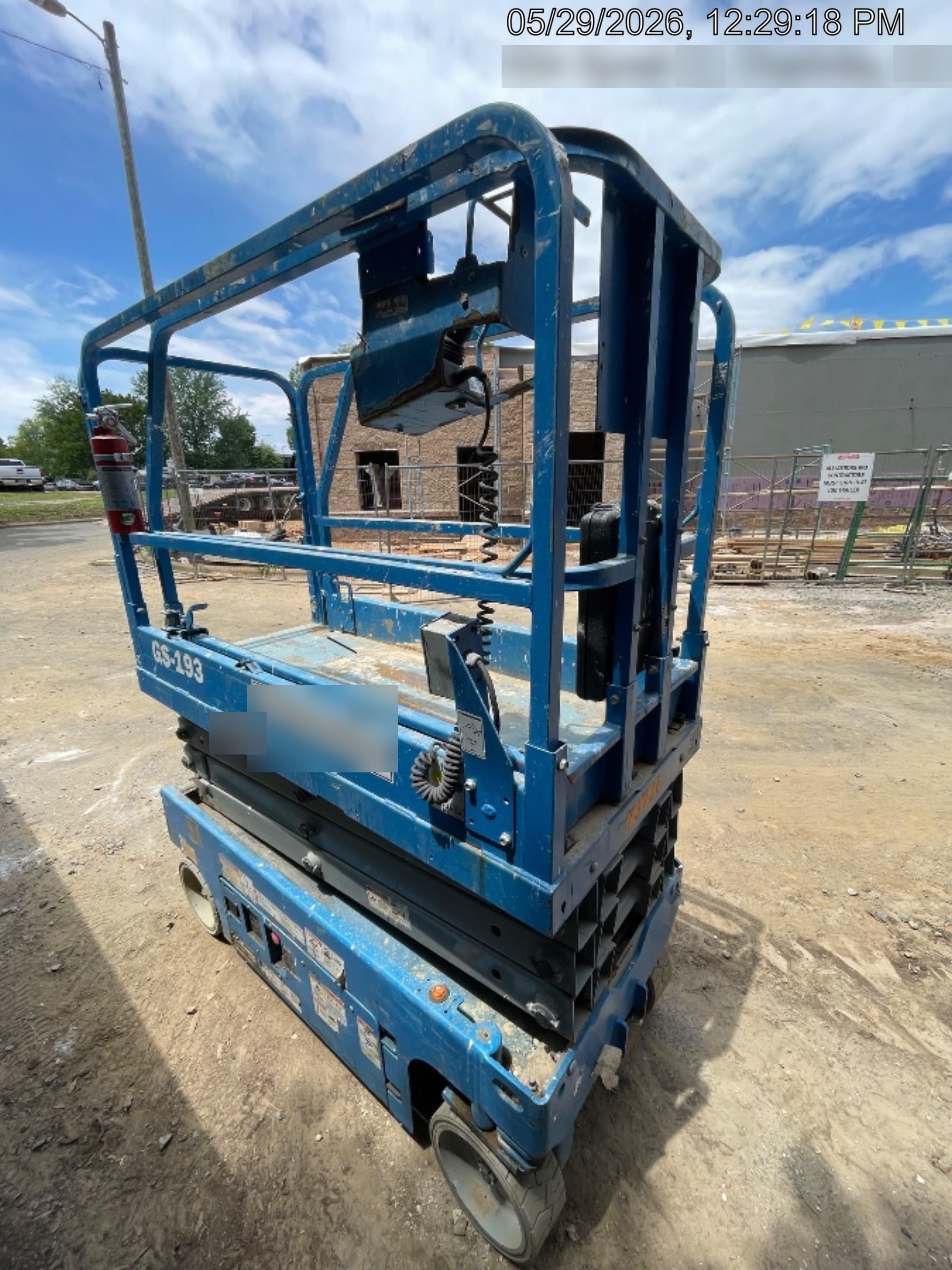 2020 Genie GS-1930 Fixed rails with chain entry gate - Pre A92.20