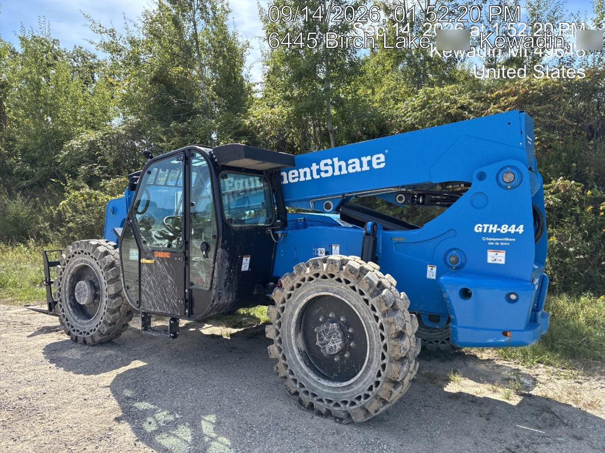 2024 Genie GTH-844 74Hp Dsl, Cab/Heat/Air, Sld Tires, LED WL, Bcn, L Hook, T3 + Access Control