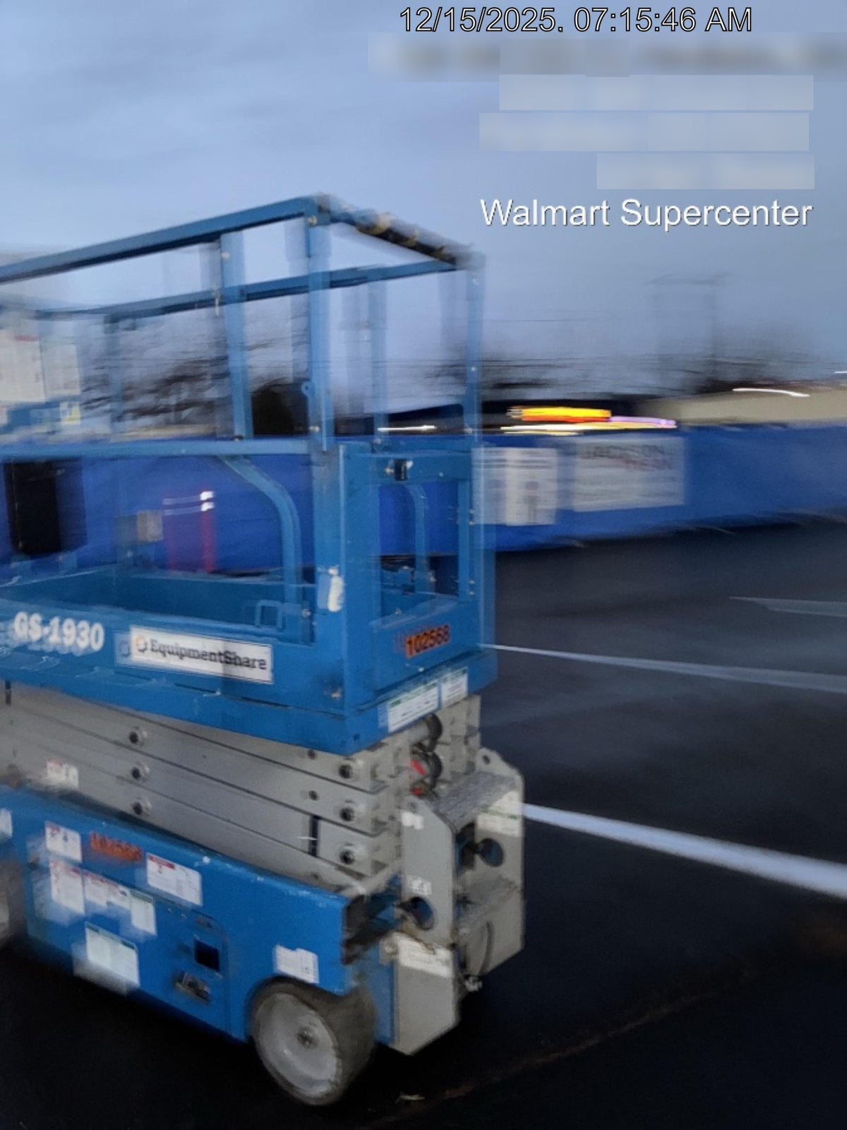2020 Genie GS-1930 Solid Non Marking Tires, Beacon, Folding rails with half height swing gate, 800W Inverter