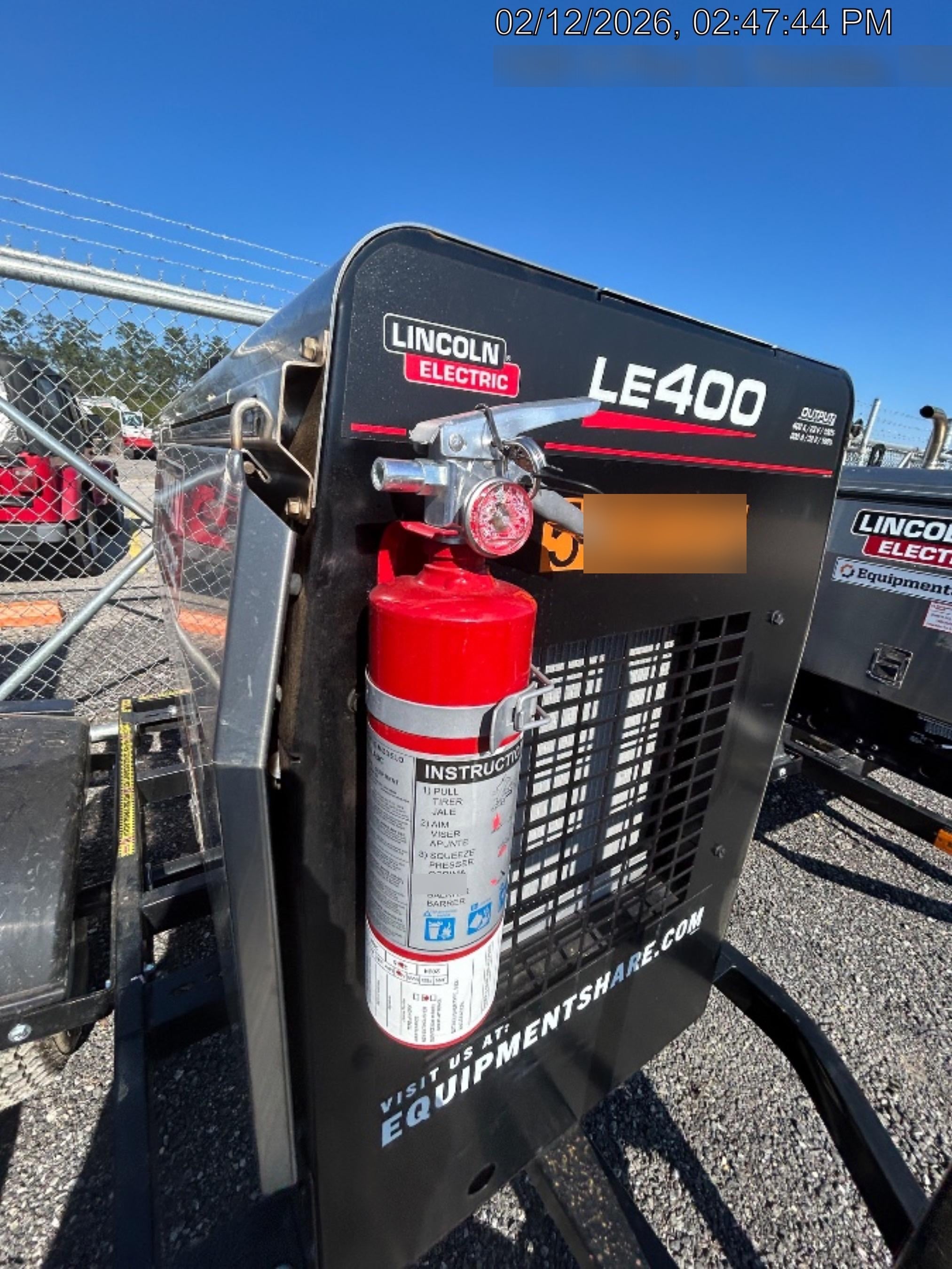 2025 LINCOLN ELECTRIC LE400