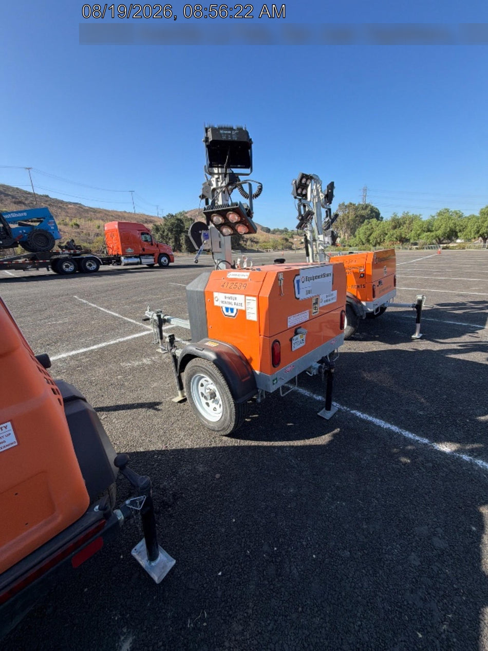 2024 Wanco WLTT-4MM4K Diesel, Deep Sea Controller, Shore Power Plug, Auto Start, (4) 350W LED Floodlights, 4kW Generator, 60 Gal Fuel Tank, 2" Ball, T3