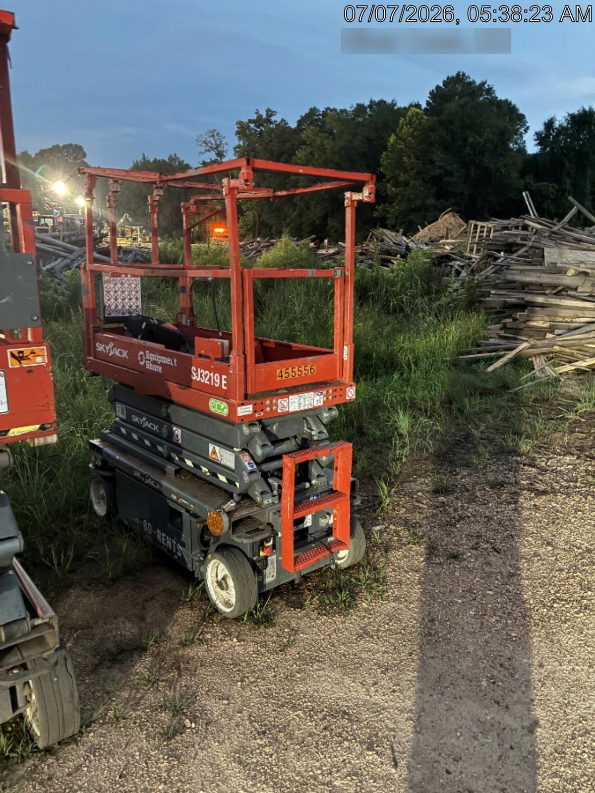 2024 Skyjack SJ3219 Electric Drive, Sld NM Tires, DBcns, RFRails, Power to Platform, T3 + Access Control