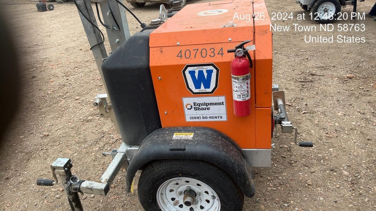 2024 Wanco WLTT-4MM4K Diesel, Deep Sea Controller, Shore Power Plug, Auto Start, (4) 350W LED Floodlights, 4kW Generator, 60 Gal Fuel Tank, 2" Ball, T3