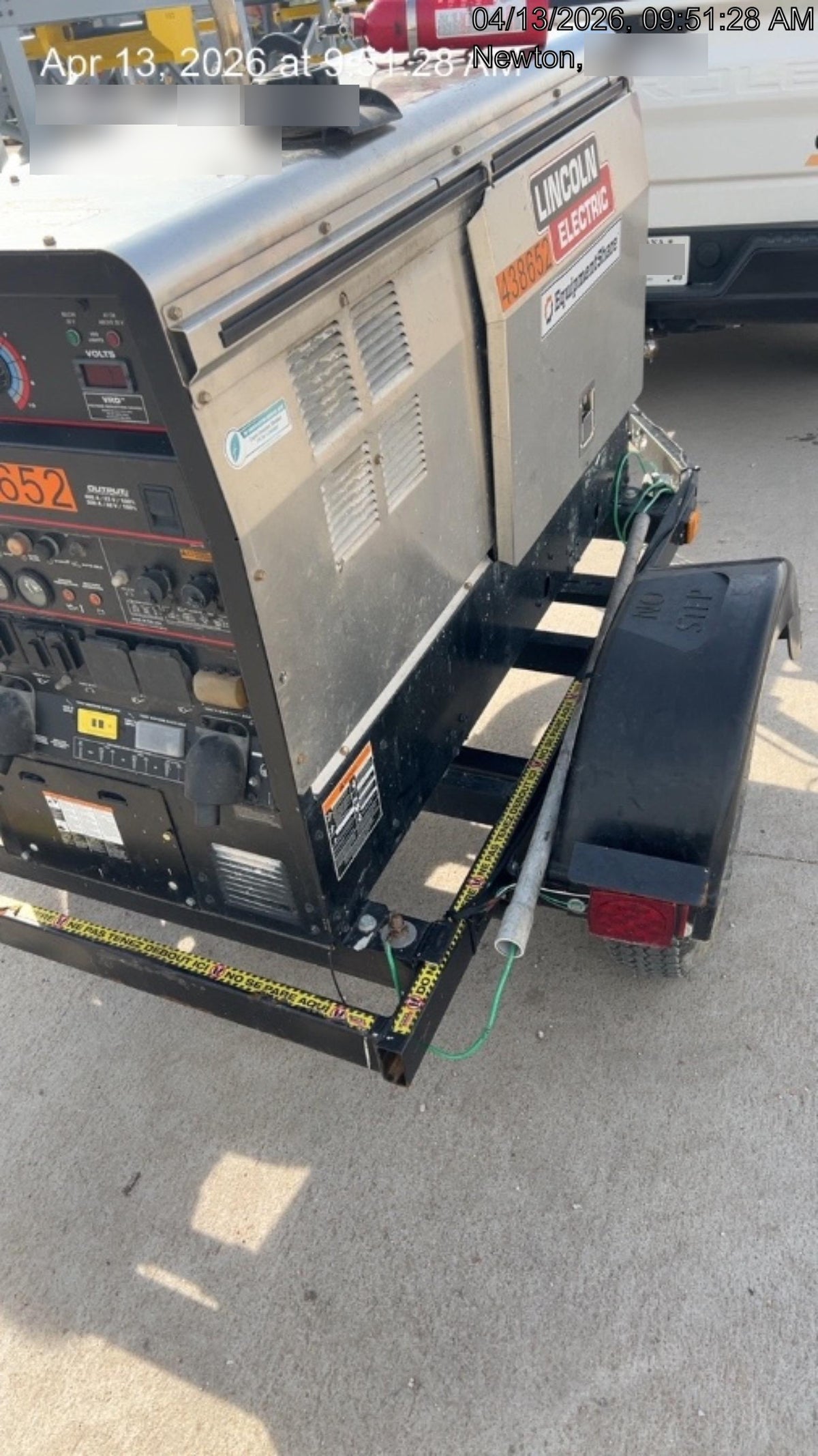 2024 Lincoln Electric LE400 Kubota V1505, Trlr, Cable Rack, Light Kit, ES Decals, T3