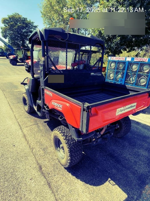 2019 Kubota RTV-XG850WL-H 4wd Utility Cart, Gas, 2 Seat, LED Strobe, Windshield Tempered Glass, Plastic Canopy, Wire Harness Kit, Backup Alarm