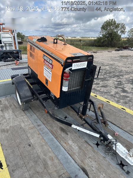 2021 Lincoln Electric Vantage 322 Vantage 322 Ready Pak 3 w/ Decals, ORANGE (includes trailer, cable rack, fender light kit) NO Telematics